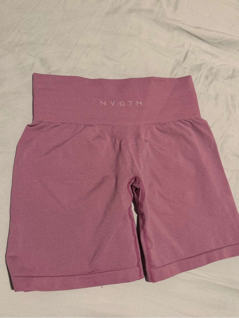 NVGTN High-Waist Bike Shorts in Mauve